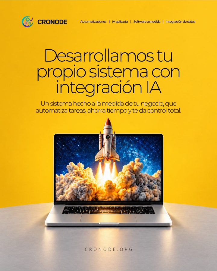 Desarrollamos su propio sistema con integración de inteligencia artificial